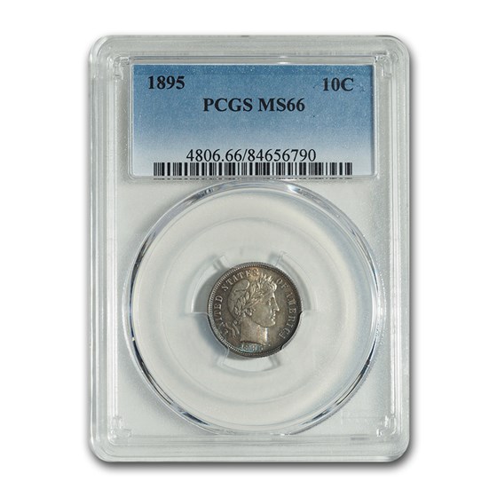 1895 Barber Dime MS-66 PCGS 1895 Barber Dime MS-66 PCGS